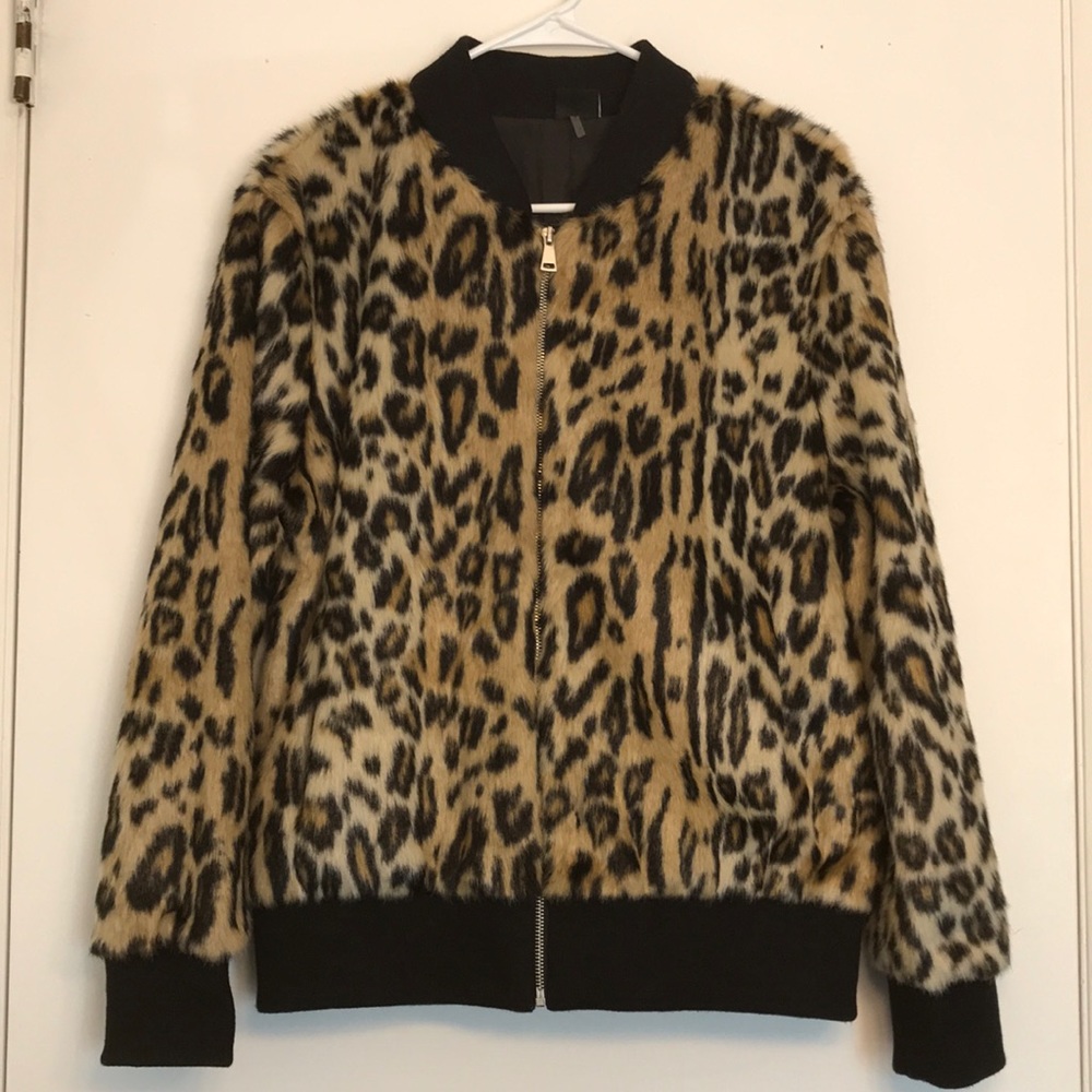 Love Token Faux Fur Animal Coat